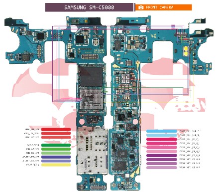 شماتیک سامسونگ c5