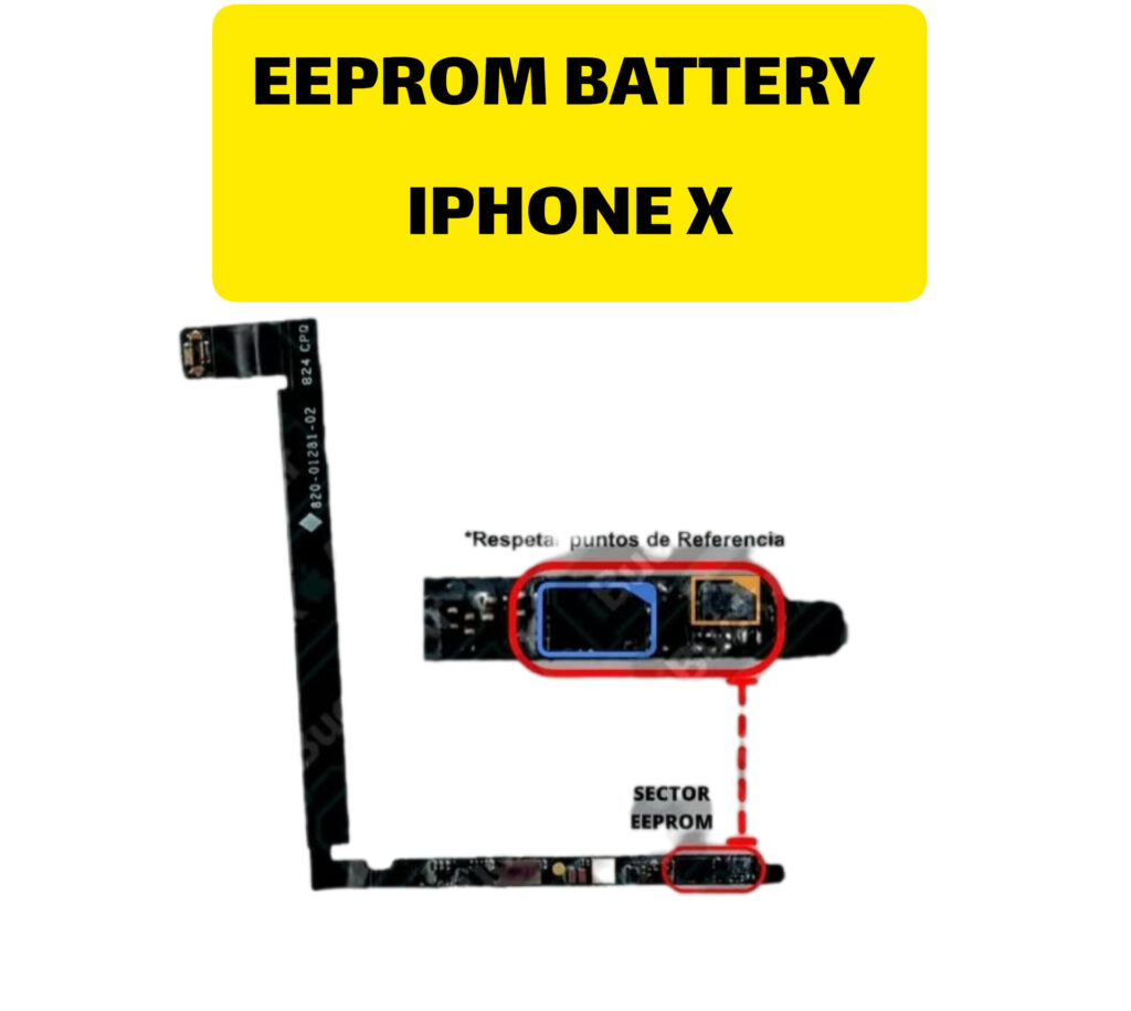 ایپی رام باتری آیفون x eeprom battery iPhone x