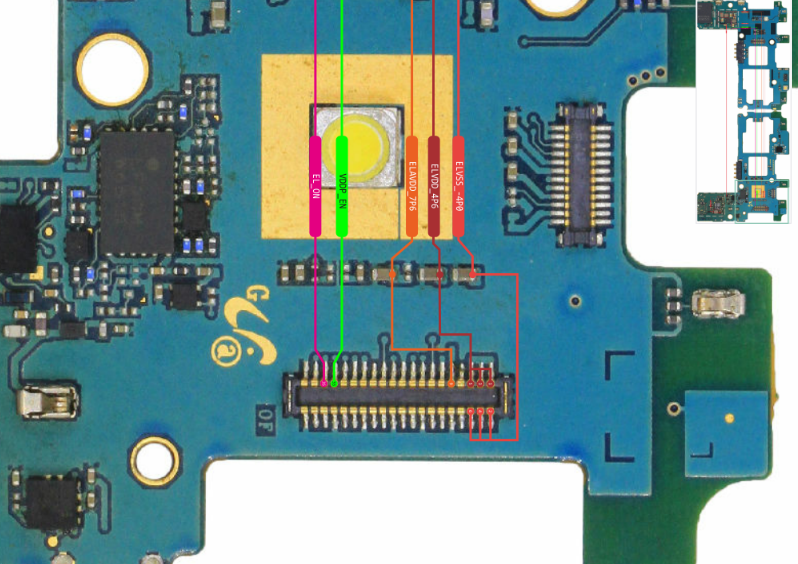 نقشه سامسونگ J5 2016