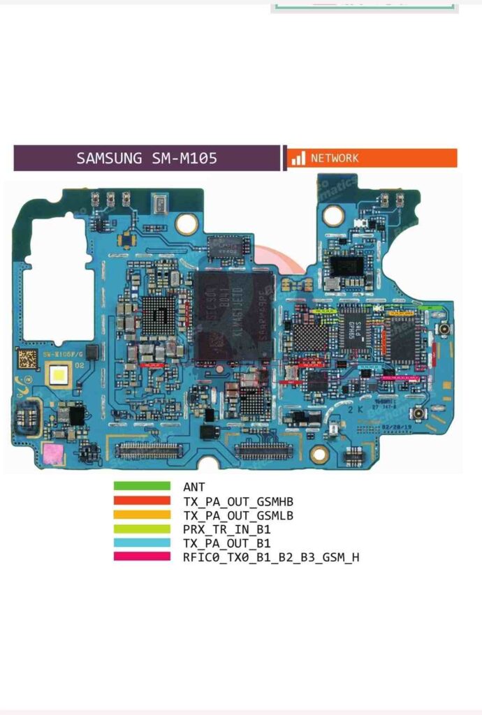 نقشه سامسونگ M10