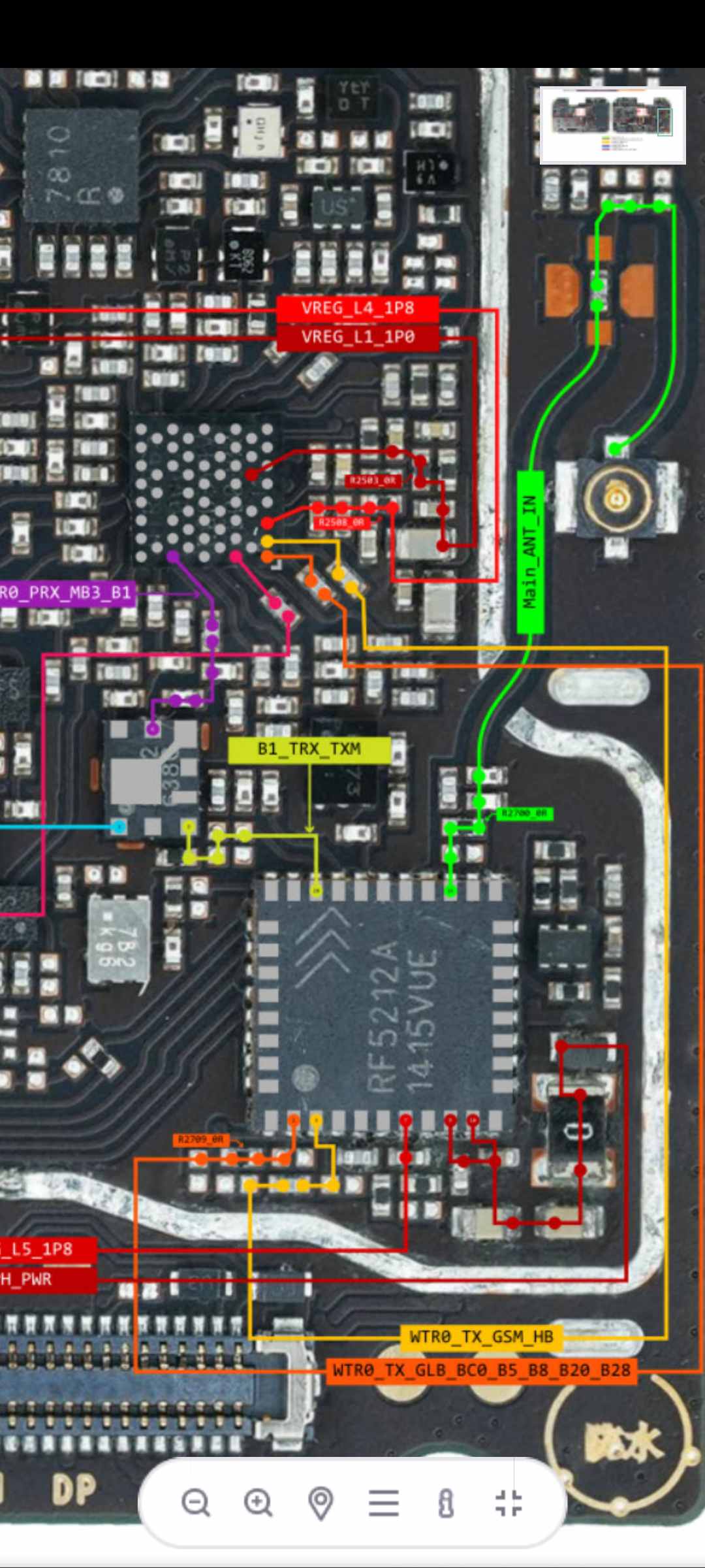 نقشه شیائومی REDMI 8A