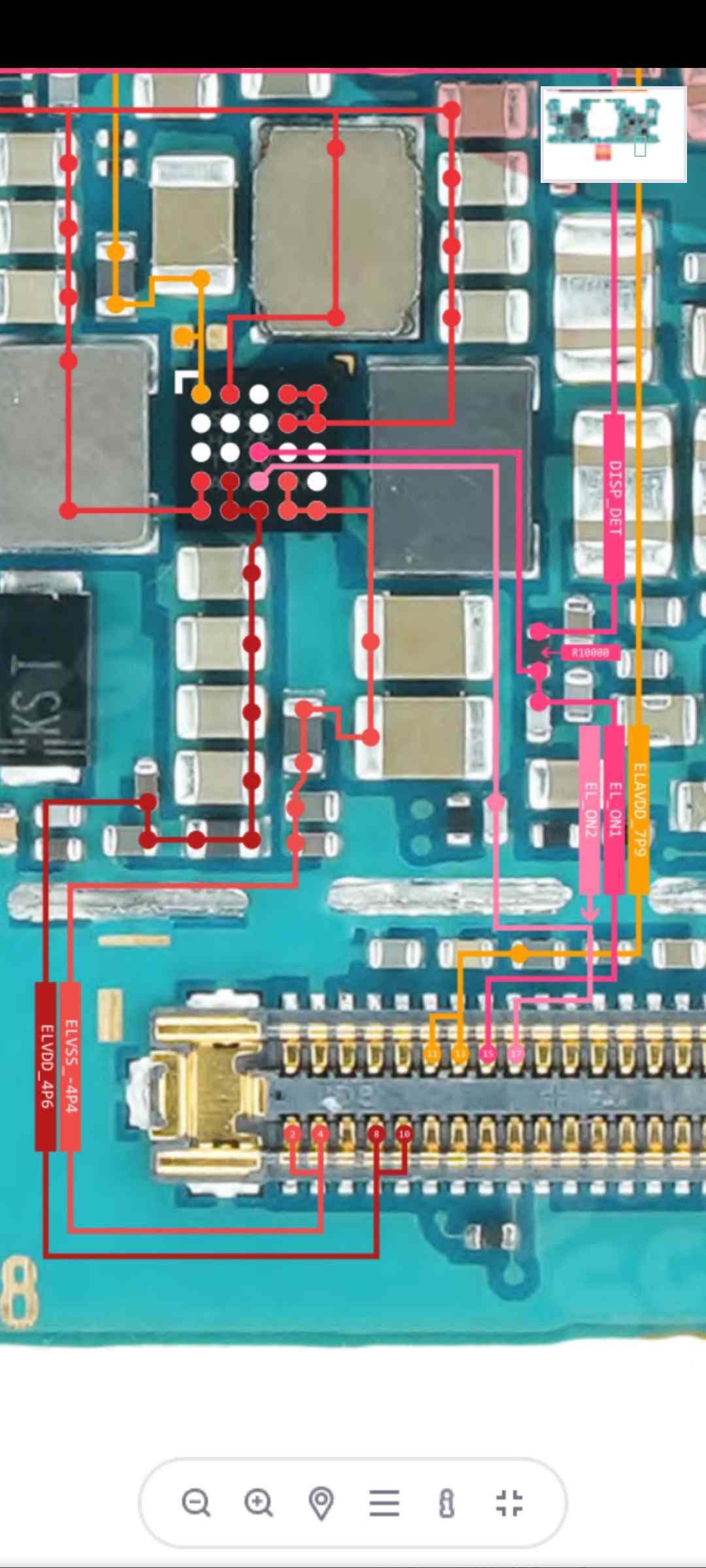 نقشه سامسونگ S21FE