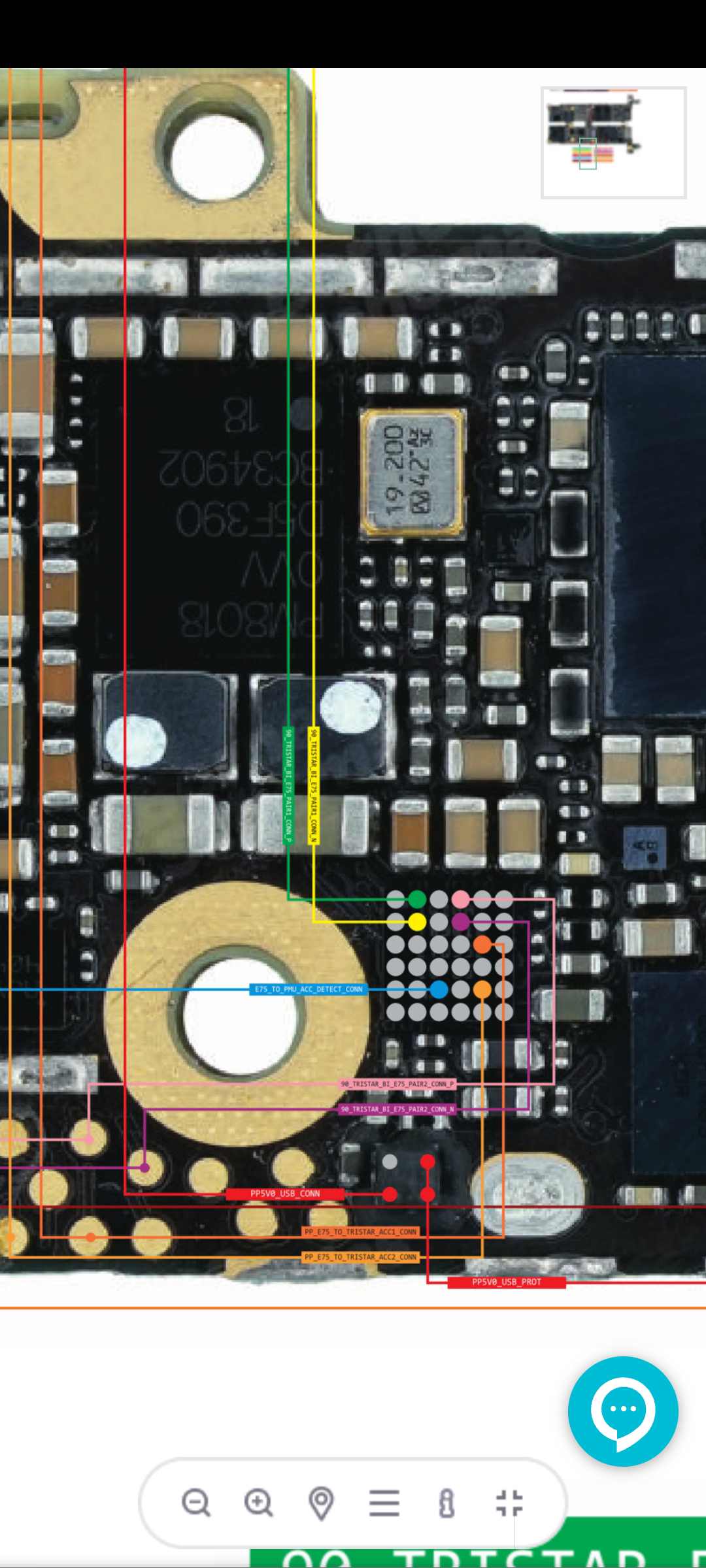 نقشه آیفون 5S