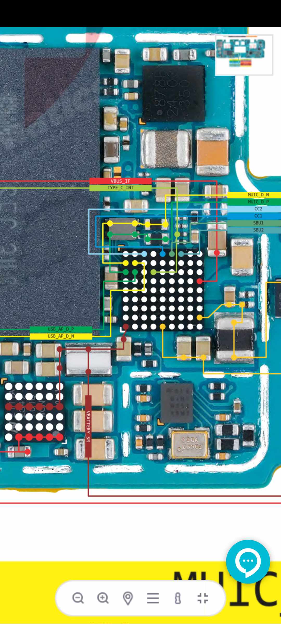 نقشه سامسونگ A35